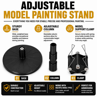 Adjustable Model Painting Stand